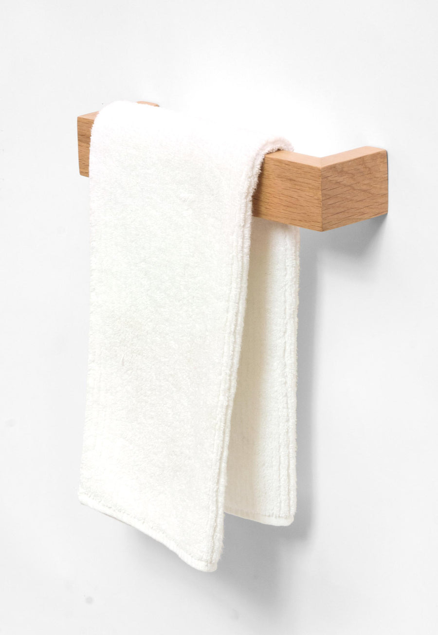 Hand Towel Rail - Natural Oak Finish