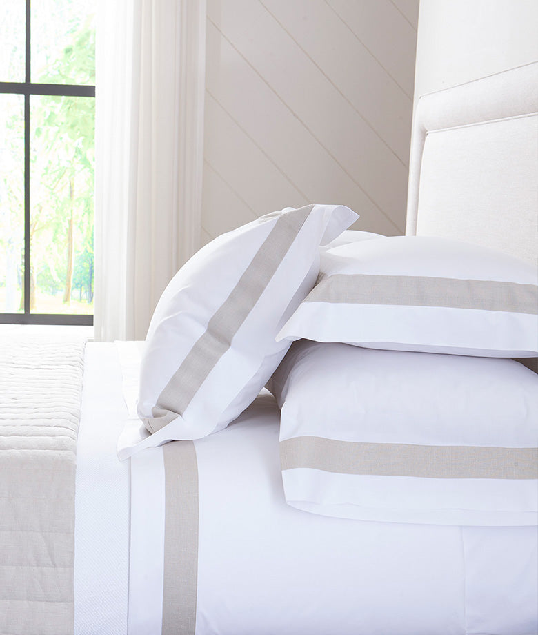 Sandy Point Percale & Linen Sheets
