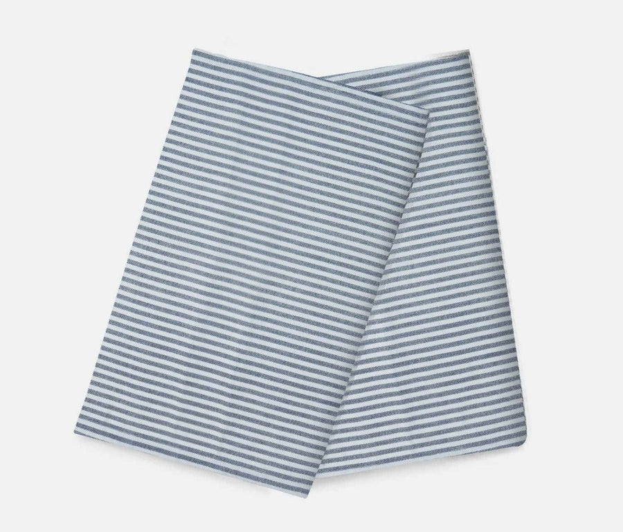 Brooks Navy Striped Kithen Towel