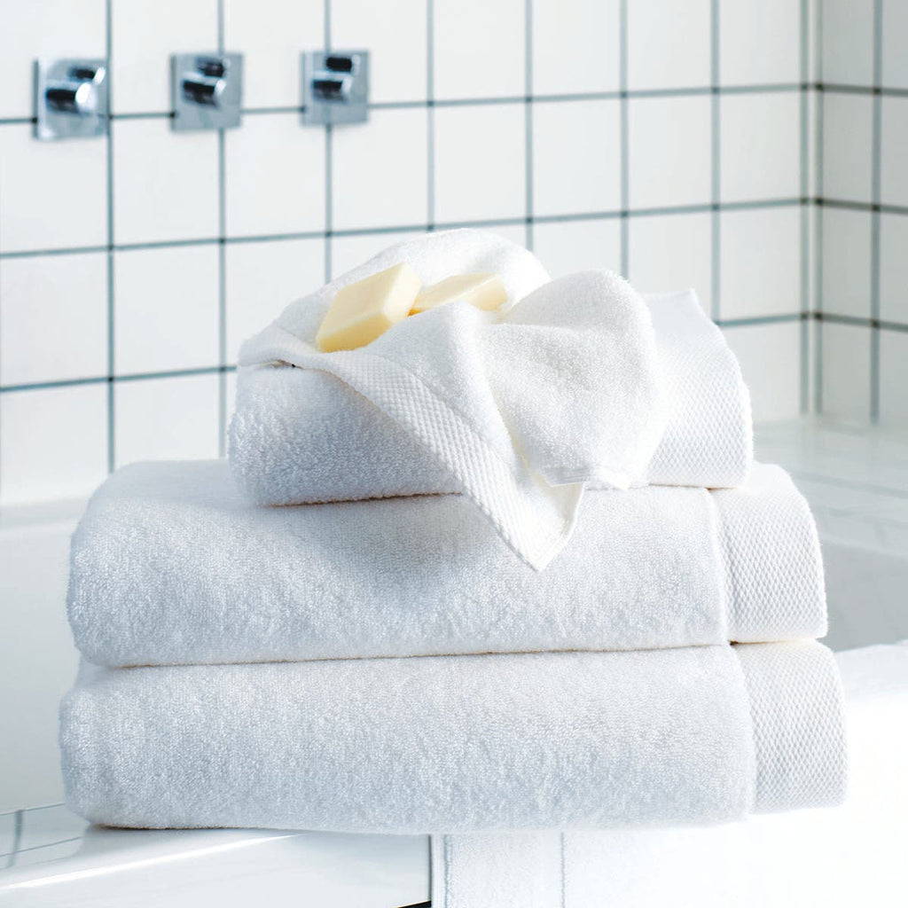 Garnier Thiebaut Hotel Collection Luxury Plush White Bath Towels