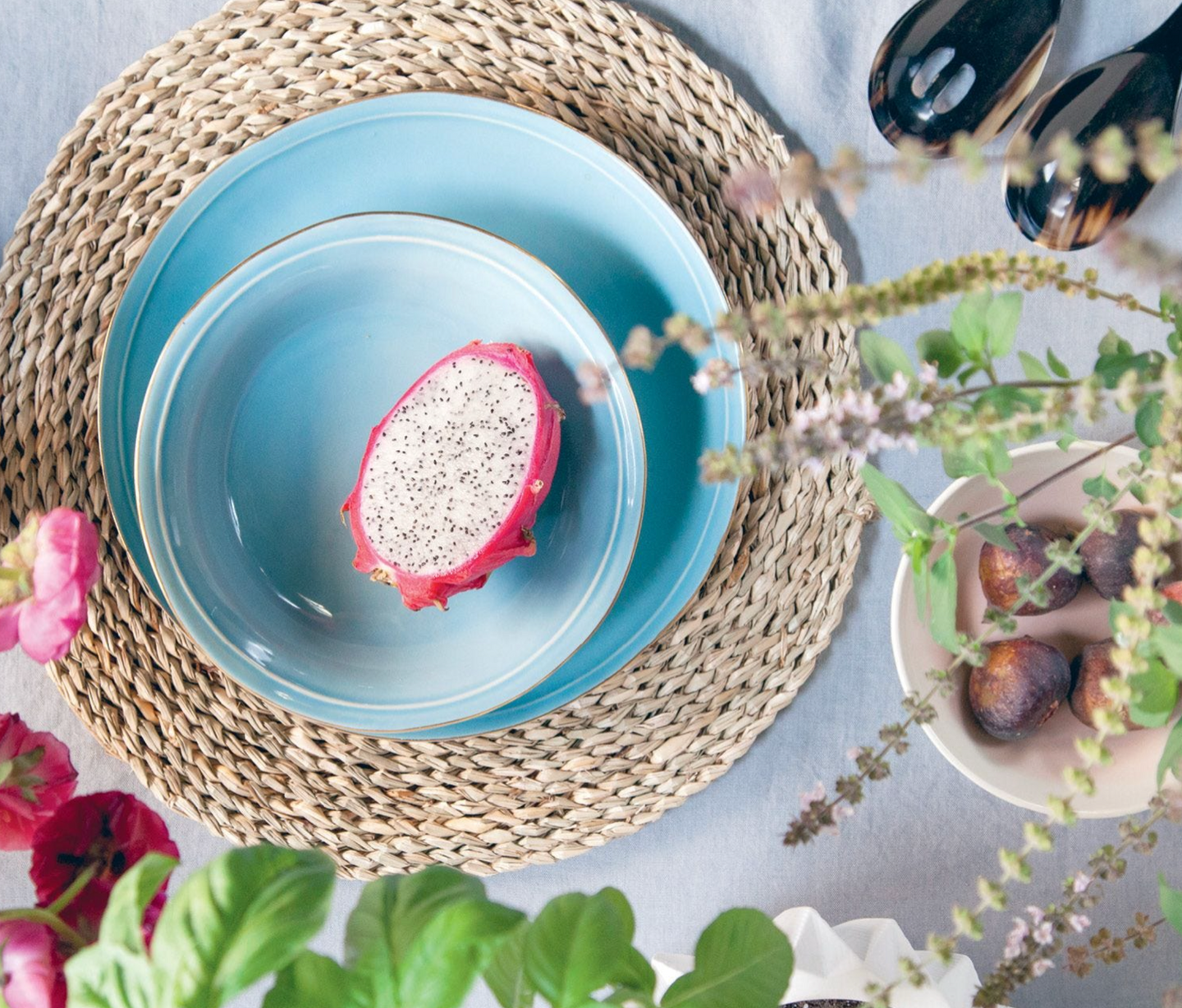 Blue sales pheasant dinnerware