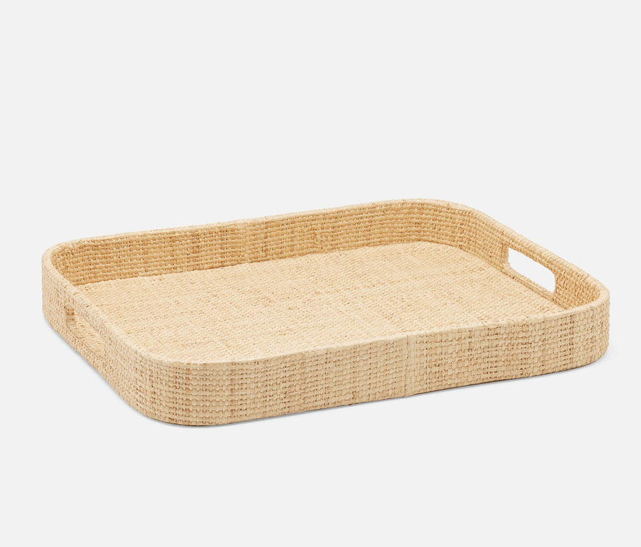 Barth Natural Tray Rectangular Raffia