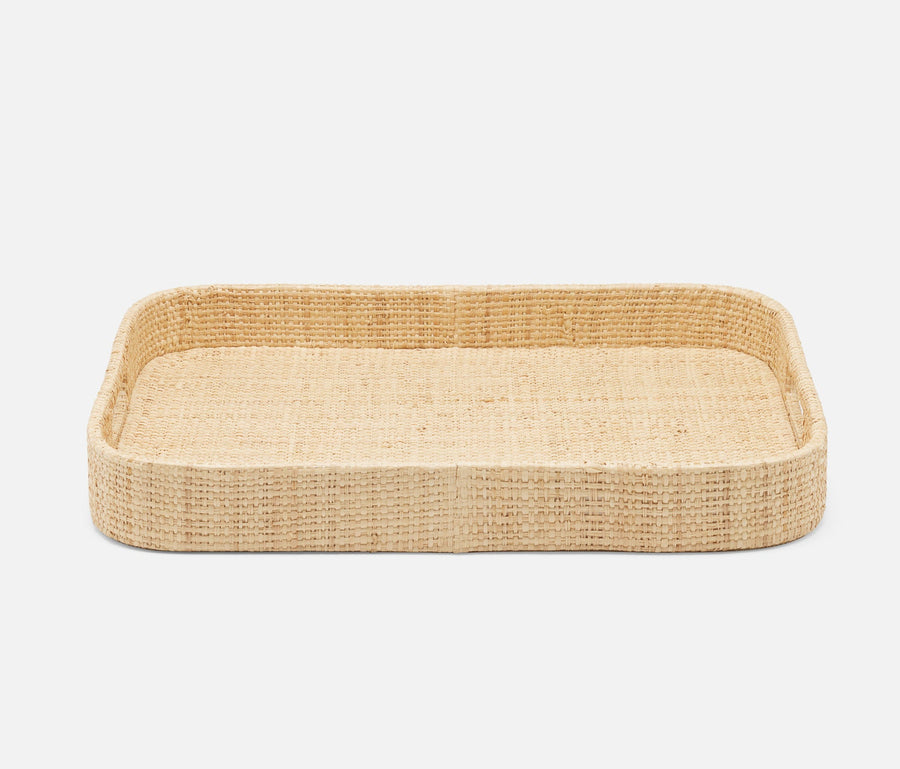 Barth Natural Tray Rectangular Raffia