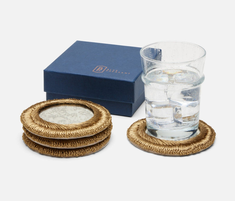 Helen Gold/Antiqued Coasters