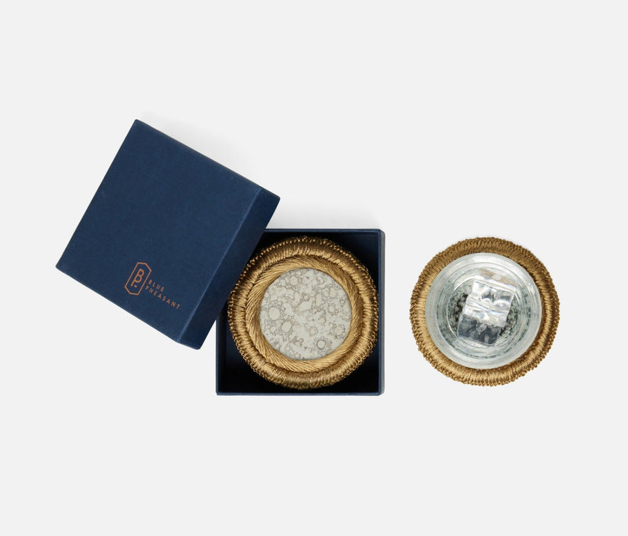 Helen Gold/Antiqued Coasters