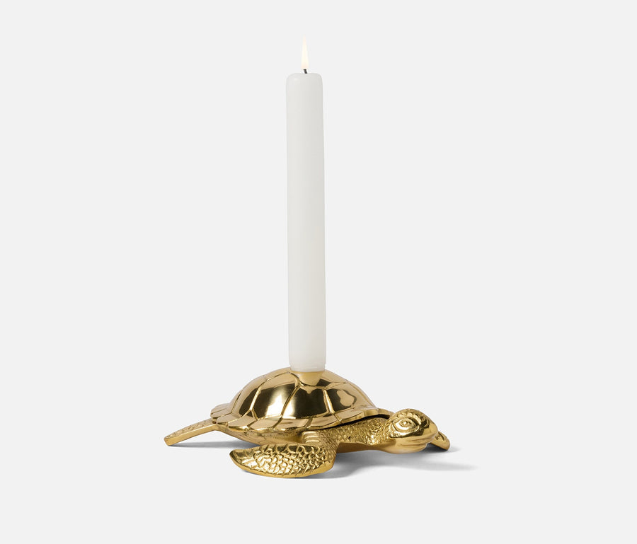 Bishop Polished Gold Candle Holder