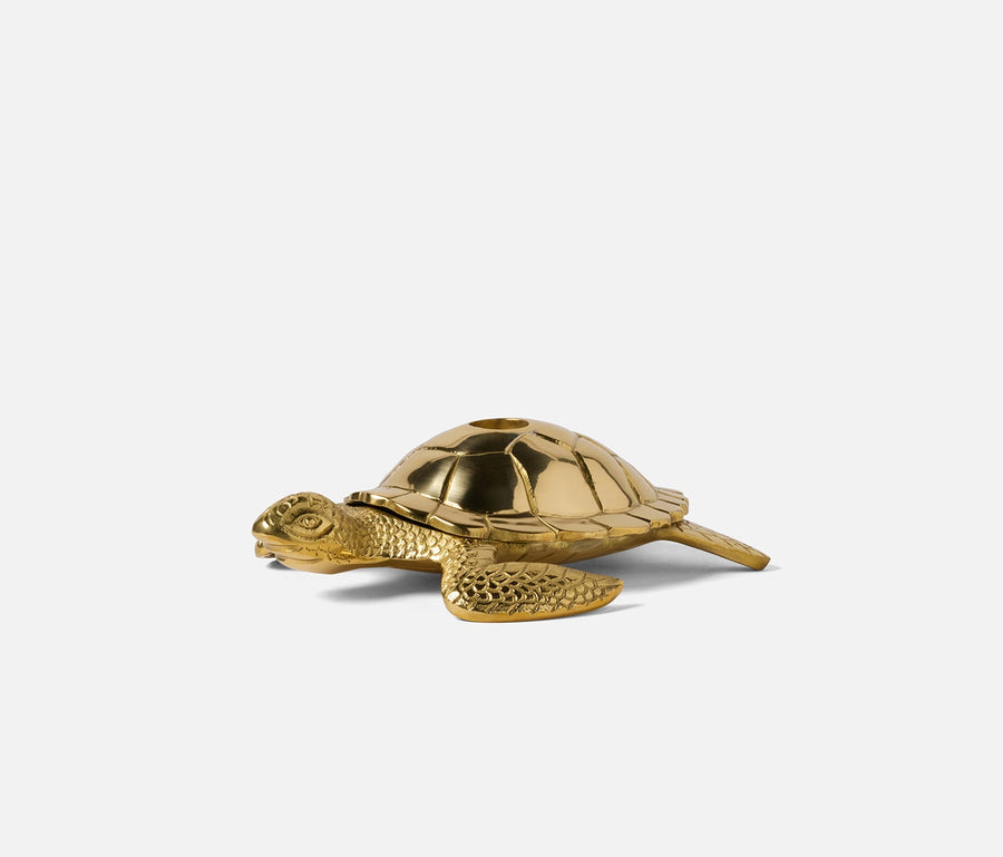 Bishop Polished Gold Candle Holder