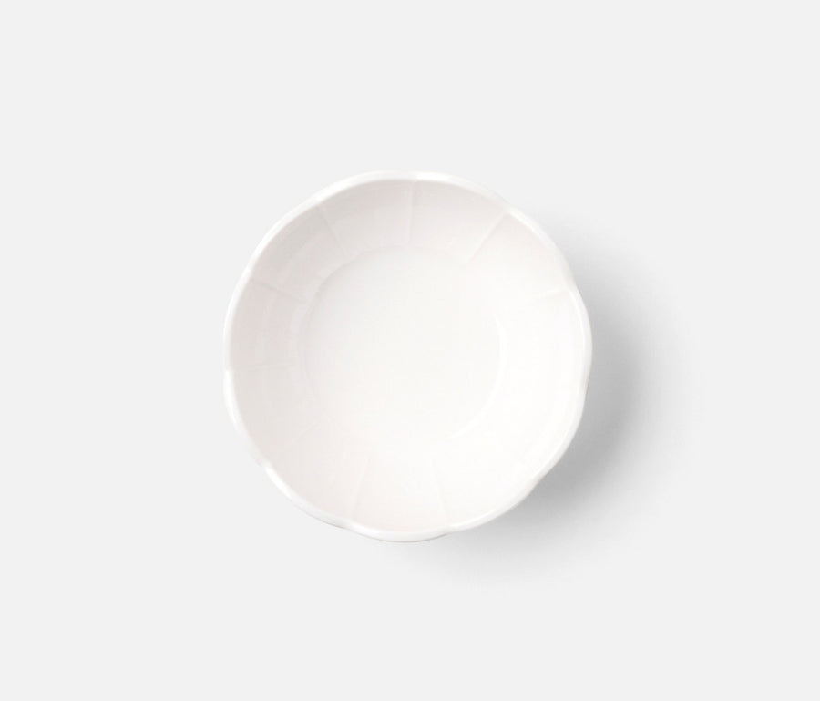 Iris White Serving Bowl, Set of 2