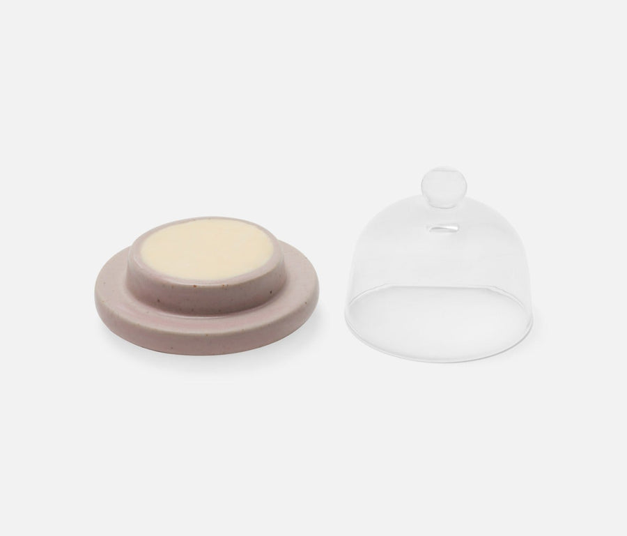 Marcus Pink Salt Glaze Butter Dish