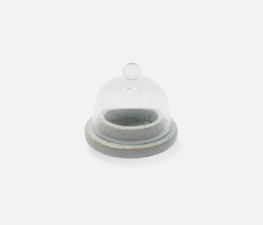 Marcus White Salt Glaze Butter Dish