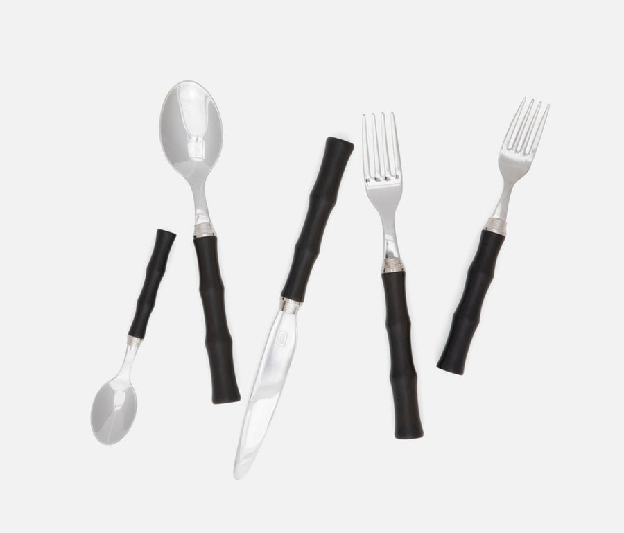 Montecito Dark Brown Flatware Set