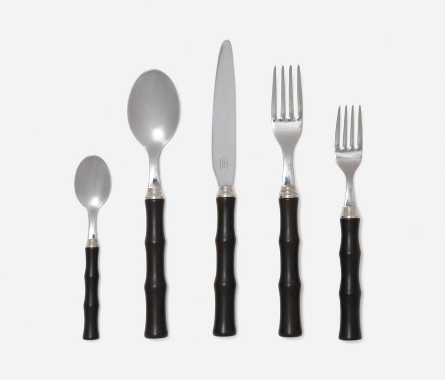 Montecito Dark Brown Flatware Set