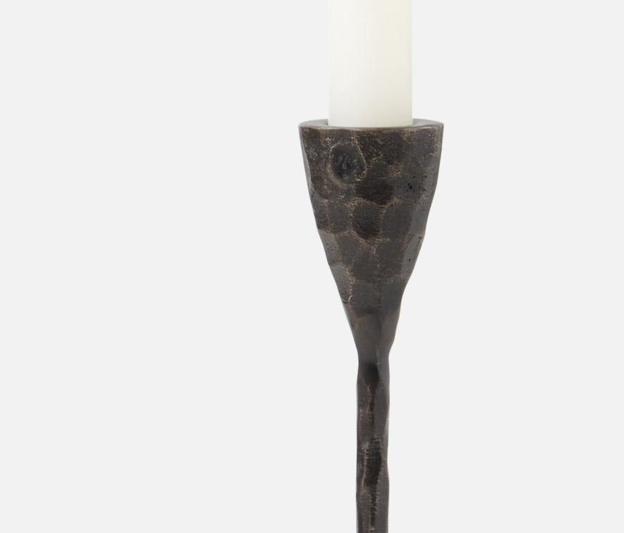 Alina Bronze Candle Holders, Set of 3