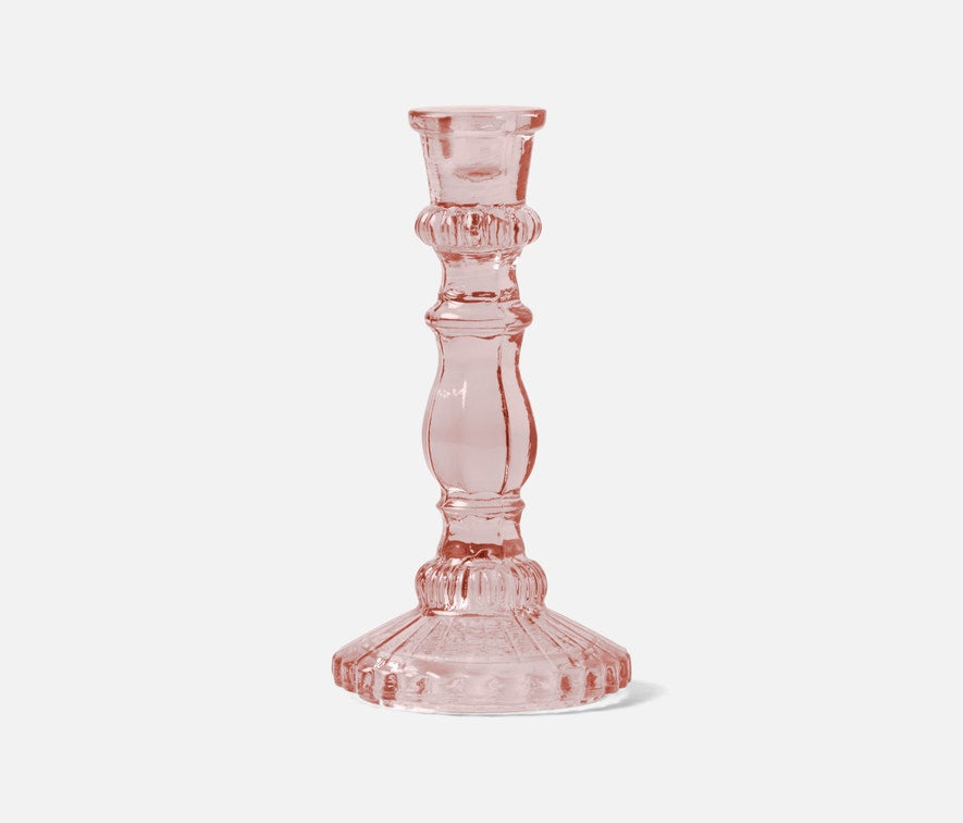 Amal Pink Candle Holder, Set of 3