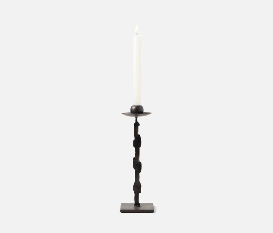 Quentin Square Base Candle Holders, Set of 2