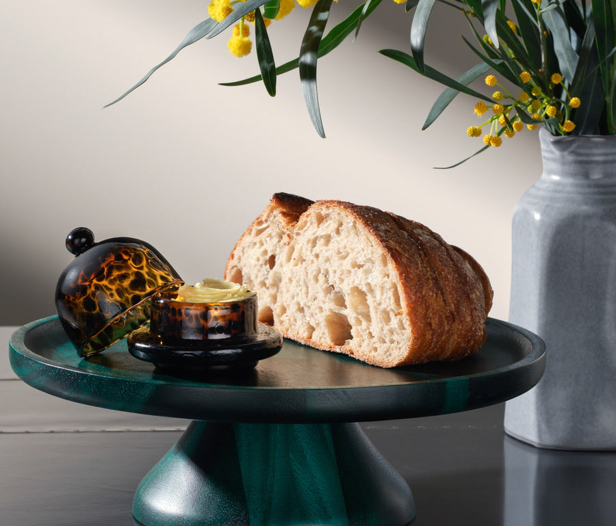 Andrew Tortoise Round Butter Dish