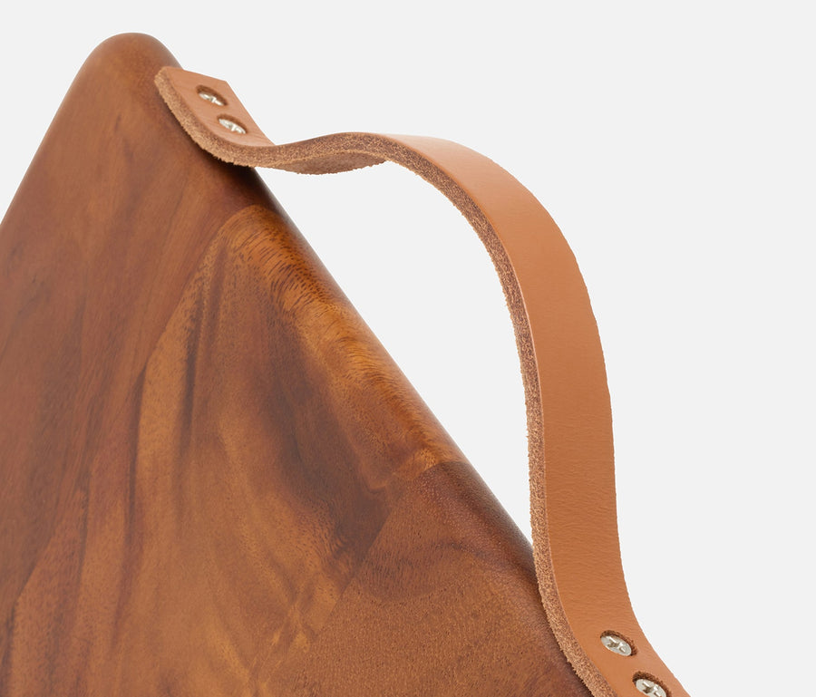 Arwen Natural Acacia Recipe Stand