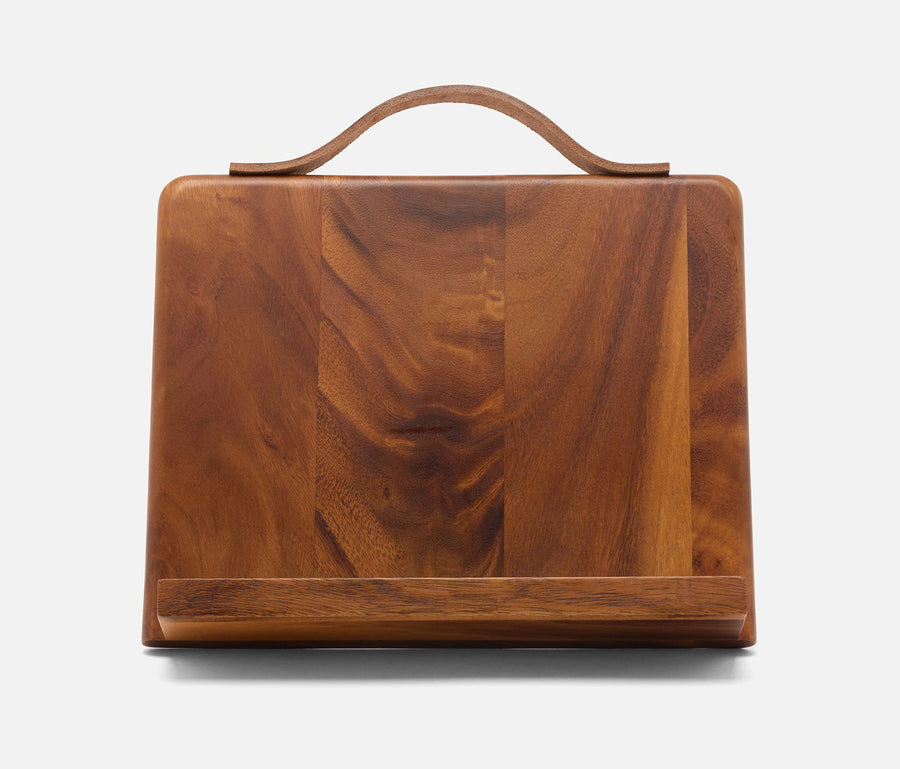 Arwen Natural Acacia Recipe Stand