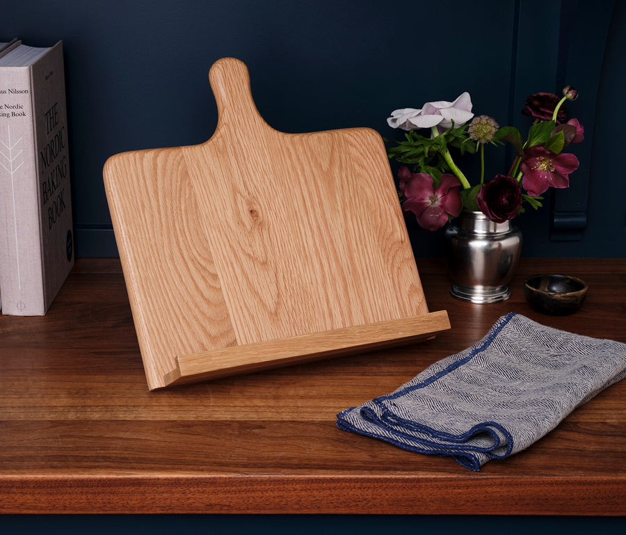 Bronwyn Natural Oak Recipe Stand
