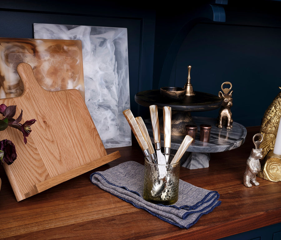 Bronwyn Natural Oak Recipe Stand