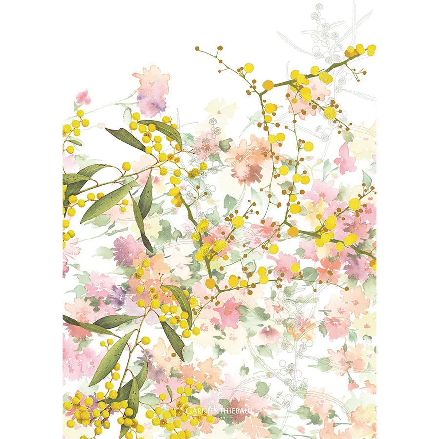 Mimosas Floraison Kitchen Towel
