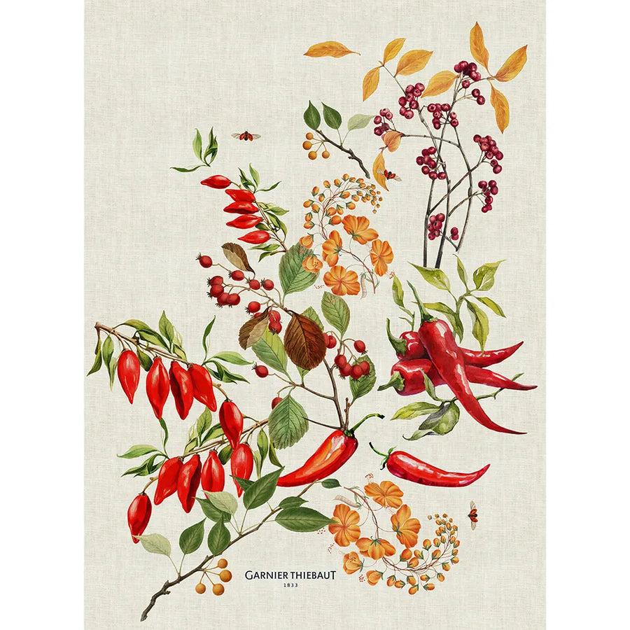 Piments Doux Epices Kitchen Towel